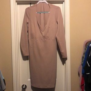 Light pink body on dress